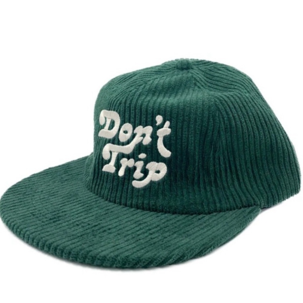Free & Easy Don’t Trip corduroy baseball hat One Size